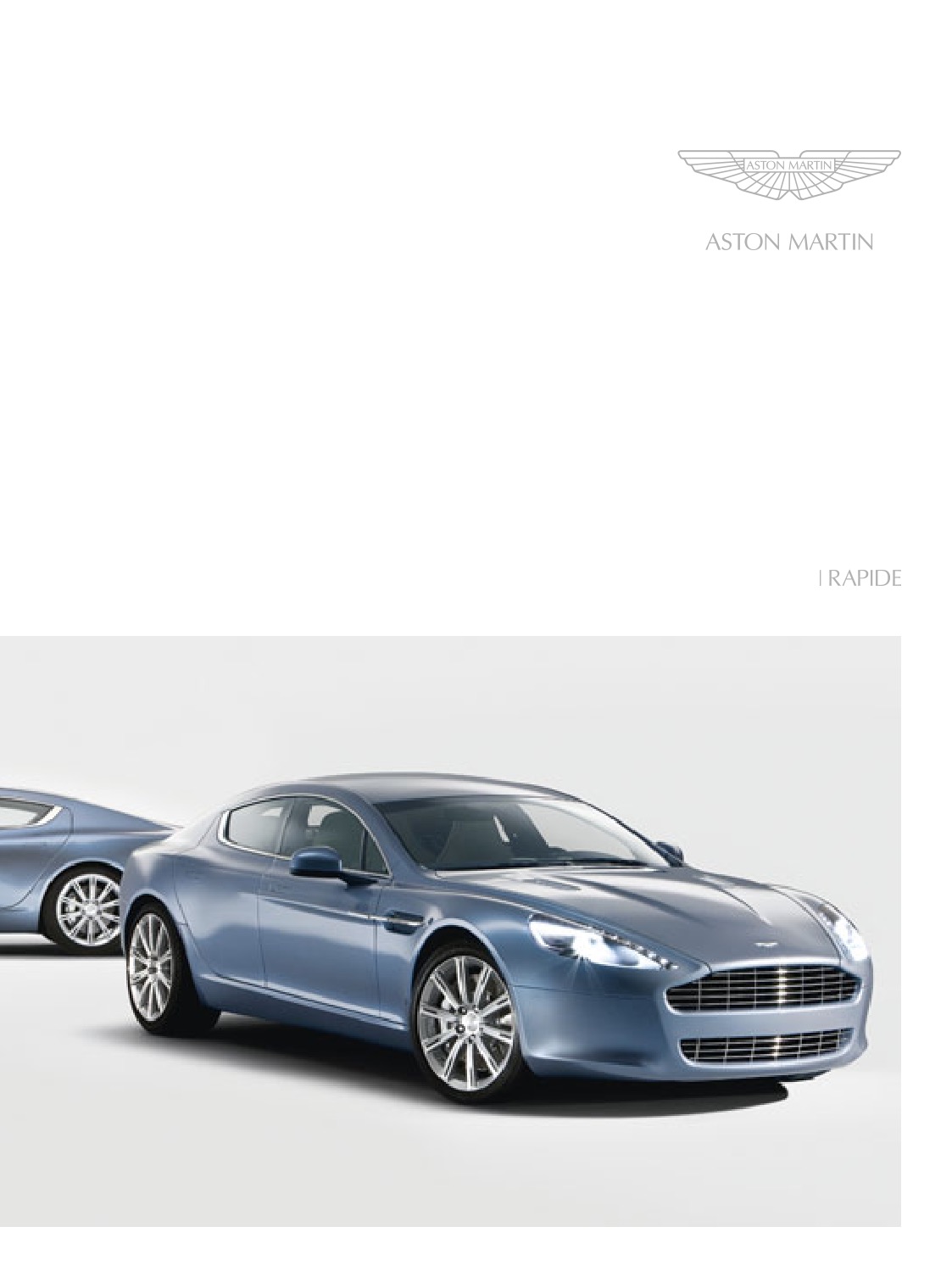 2010 Aston Martin Rapide Brochure